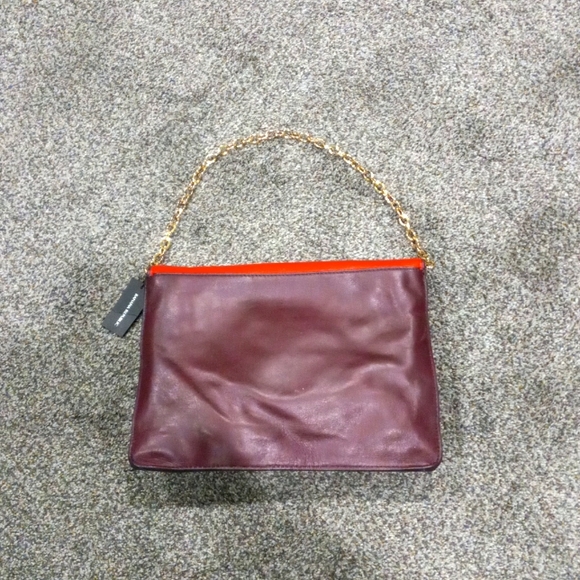 Banana Republic Multi Colored Leather and CowHide Shoulder or Clutch Handbag - Picture 3 of 5